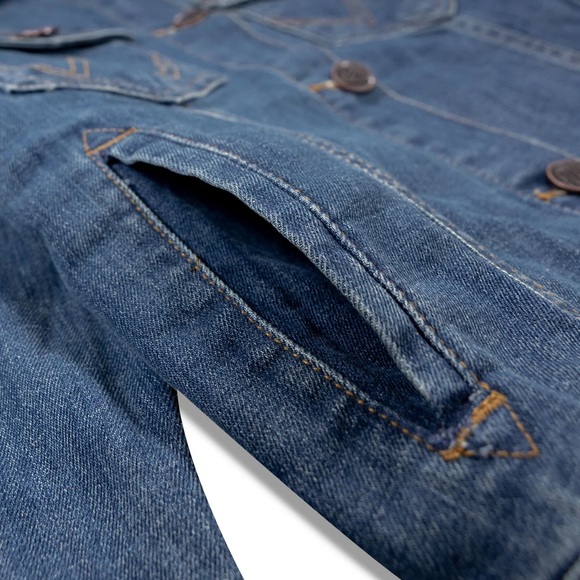 Texas A&M Wrangler Ladies Classic Denim Jacket - Picture 7 of 8